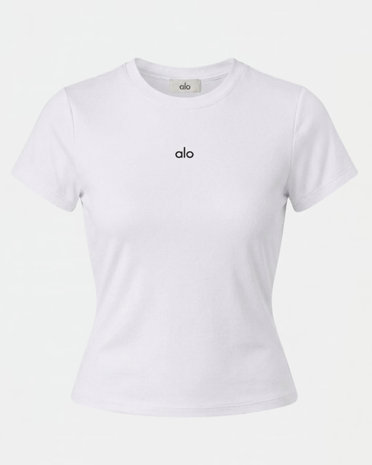 T-Shirt Fit Blanc Alo