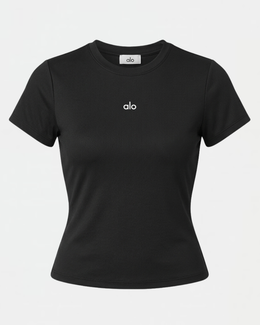 T-Shirt Fit Noir Alo